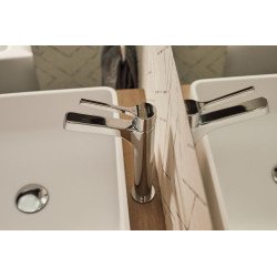 Grifo Alto "XL" Cromo Dessin - Strohm Teka