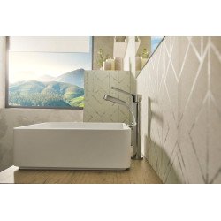 Grifo Alto "XL" Cromo Dessin - Strohm Teka