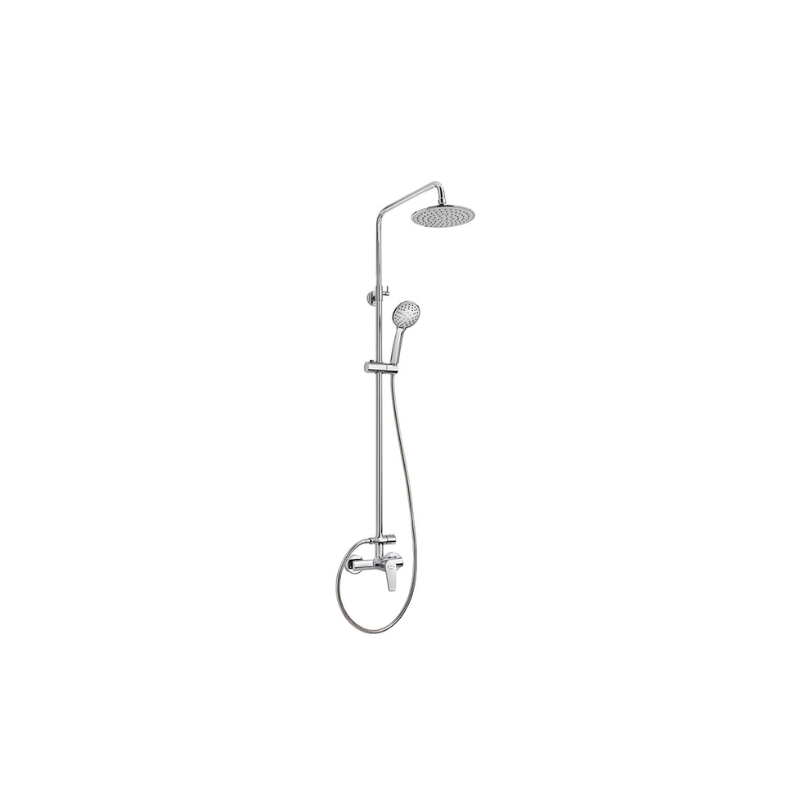 Columna de ducha monomando cromo MANACOR | Diseño moderno Columna de ducha monomando cromo MANACOR | Diseño moderno