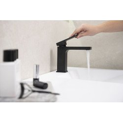 Grifo de lavabo M Soller Strohm Teka negro o cromo