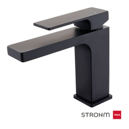 Grifo de lavabo M Soller Strohm Teka negro o cromo