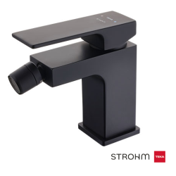Grifo de Bidé Soller Cromo o Negro | Strohm Teka