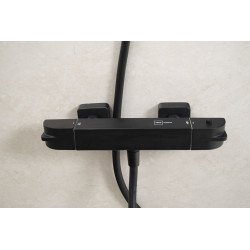 Grifo de ducha termostático Soller cromo o negro | Strohm Teka