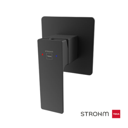 Grifo Empotrado 1 Vía SOLLER Cromo o Negro | Strohm Teka