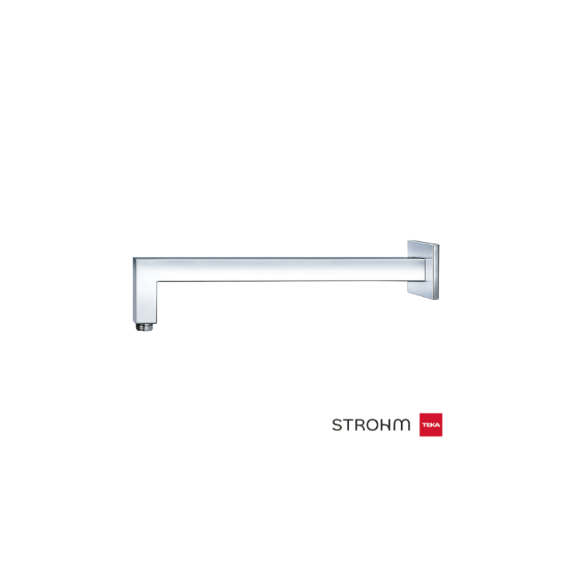 Brazo de ducha SOLLER 30 cm cromo o negro | Strohm Teka