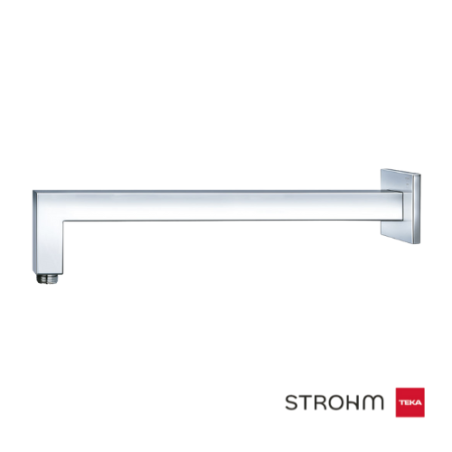 Brazo de ducha SOLLER 30 cm cromo o negro | Strohm Teka