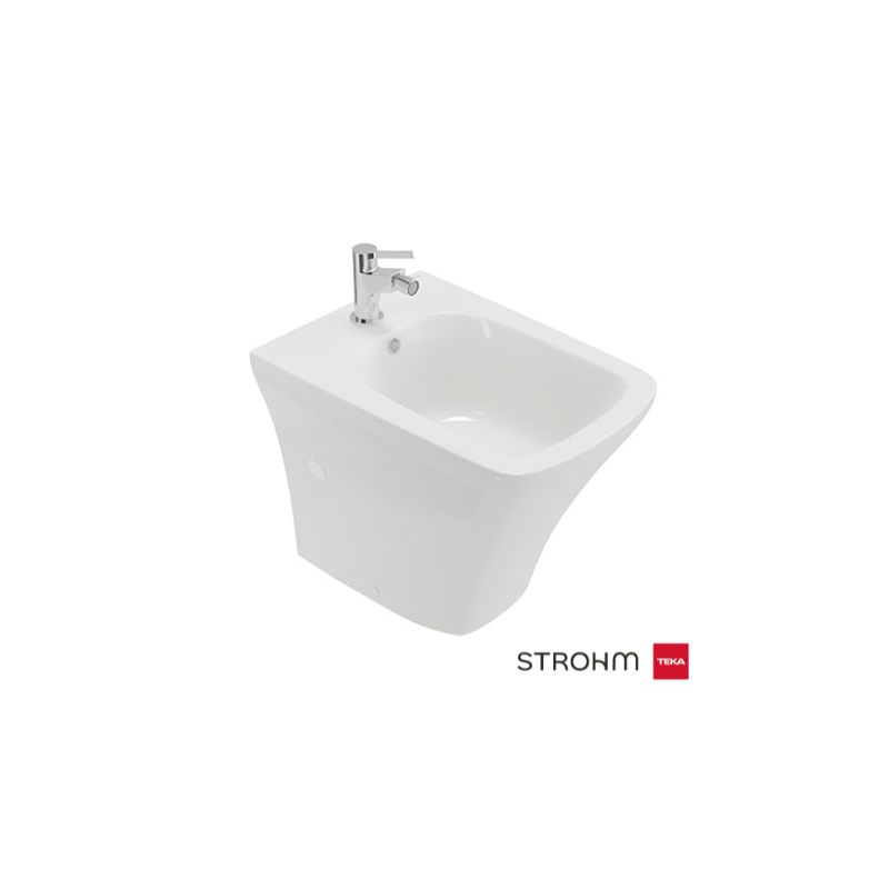 Bidé a suelo blanco Dessin | Strohm Teka