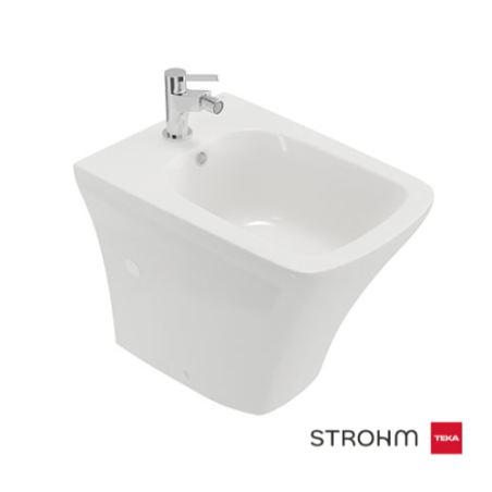 Bidé a suelo blanco Dessin | Strohm Teka