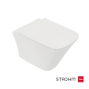 Inodoro suspendido blanco DESSIN Rimless | Strohm Teka Inodoro suspendido blanco DESSIN Rimless | Strohm Teka