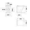 Inodoro suspendido blanco DESSIN Rimless | Strohm Teka Inodoro suspendido blanco DESSIN Rimless | Strohm Teka
