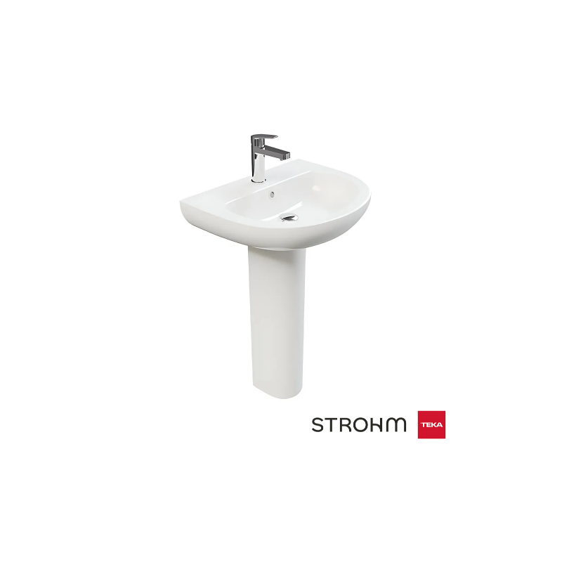 Lavabo cerámico blanco MANACOR 55 cm Lavabo cerámico blanco MANACOR 55 cm