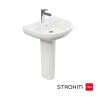 Lavabo cerámico blanco MANACOR 55 cm Lavabo cerámico blanco MANACOR 55 cm