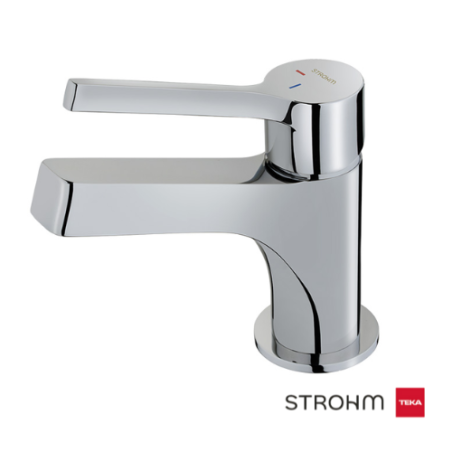 Grifo Lavabo Mediano Dessin Cromo - Strohm Teka