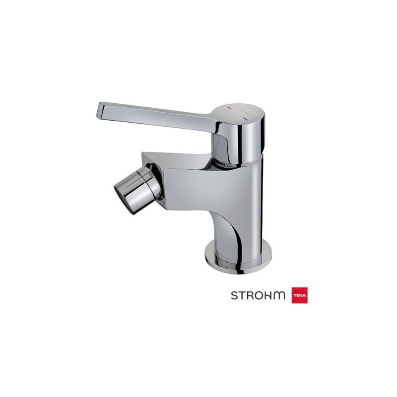 Grifo Bidé Cromo Dessin - Strohm Teka