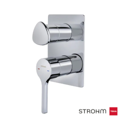 Grifo Empotrado 2 Vías Dessin Cromo - Strohm Teka