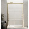 Mampara Frontal - Perfilaría Oro - 1 Puerta + 1 Fijo - Basic Mampara Frontal - Perfilaría Oro - 1 Puerta + 1 Fijo - Basic