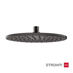 Rociador ITACA 25 cm Strohm | Negro, Cromo, Bronce