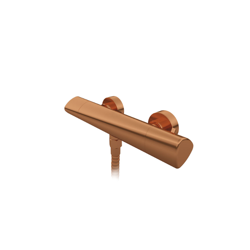 Grifo Termostático Ducha ITACA | Strohm Negro, Cromo, Bronce