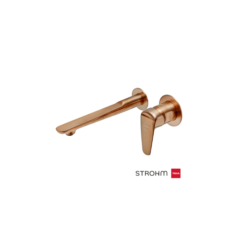 Grifo de Lavabo Pared ITACA | Strohm Negro, Cromo, Bronce Grifo de Lavabo Pared ITACA | Strohm Negro, Cromo, Bronce