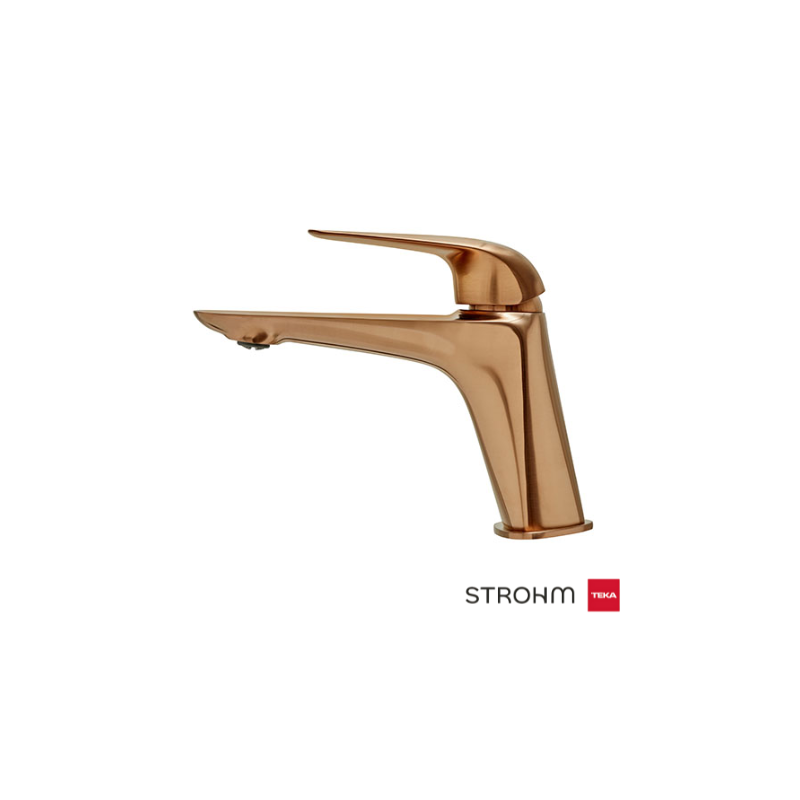 Grifo medio Ítaca Strohm Teka | Negro, cromo y bronce Grifo medio Ítaca Strohm Teka | Negro, cromo y bronce