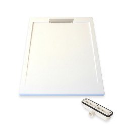 Plato de Ducha de Resina - Zeuz - Blanco