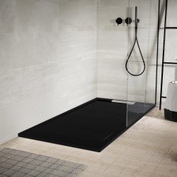 Plato de Ducha de Resina - Zeuz - Negro