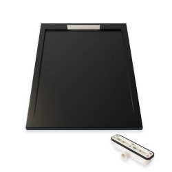 Plato de Ducha de Resina - Zeuz - Negro