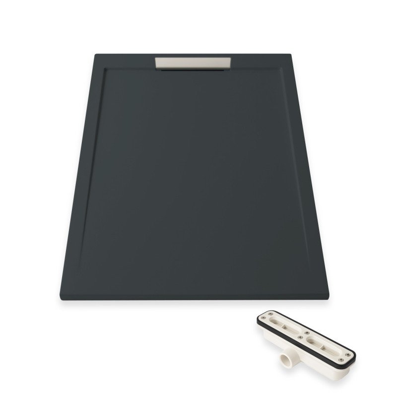 Plato de Ducha de Resina - Zeuz - Antracita