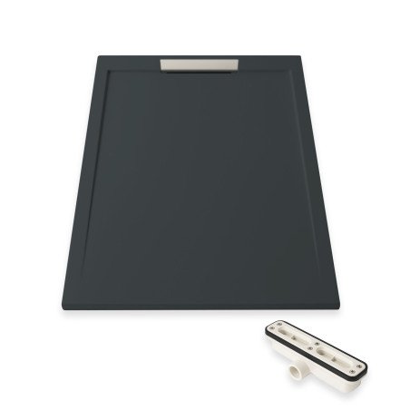 Plato de Ducha de Resina - Zeuz - Antracita