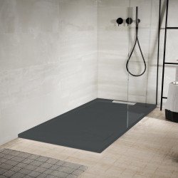 Plato de Ducha de Resina - Zeuz - Antracita