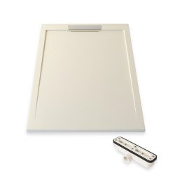 Plato de Ducha de Resina - Zeuz - Blanco Roto