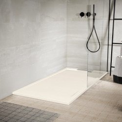 Plato de Ducha de Resina - Zeuz - Blanco Roto