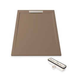 Plato de Ducha de Resina - Zeuz - Moka