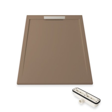 Plato de Ducha de Resina - Zeuz - Moka