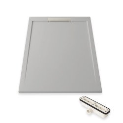 Plato de Ducha de Resina - Zeuz - Gris Claro