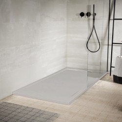 Plato de Ducha de Resina - Zeuz - Gris Claro